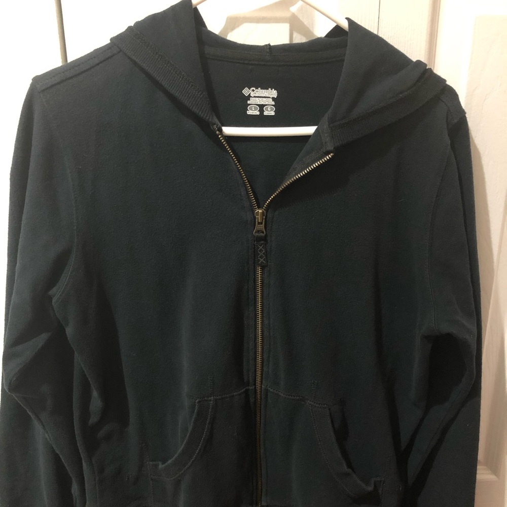 Columbia zip up hoodie.